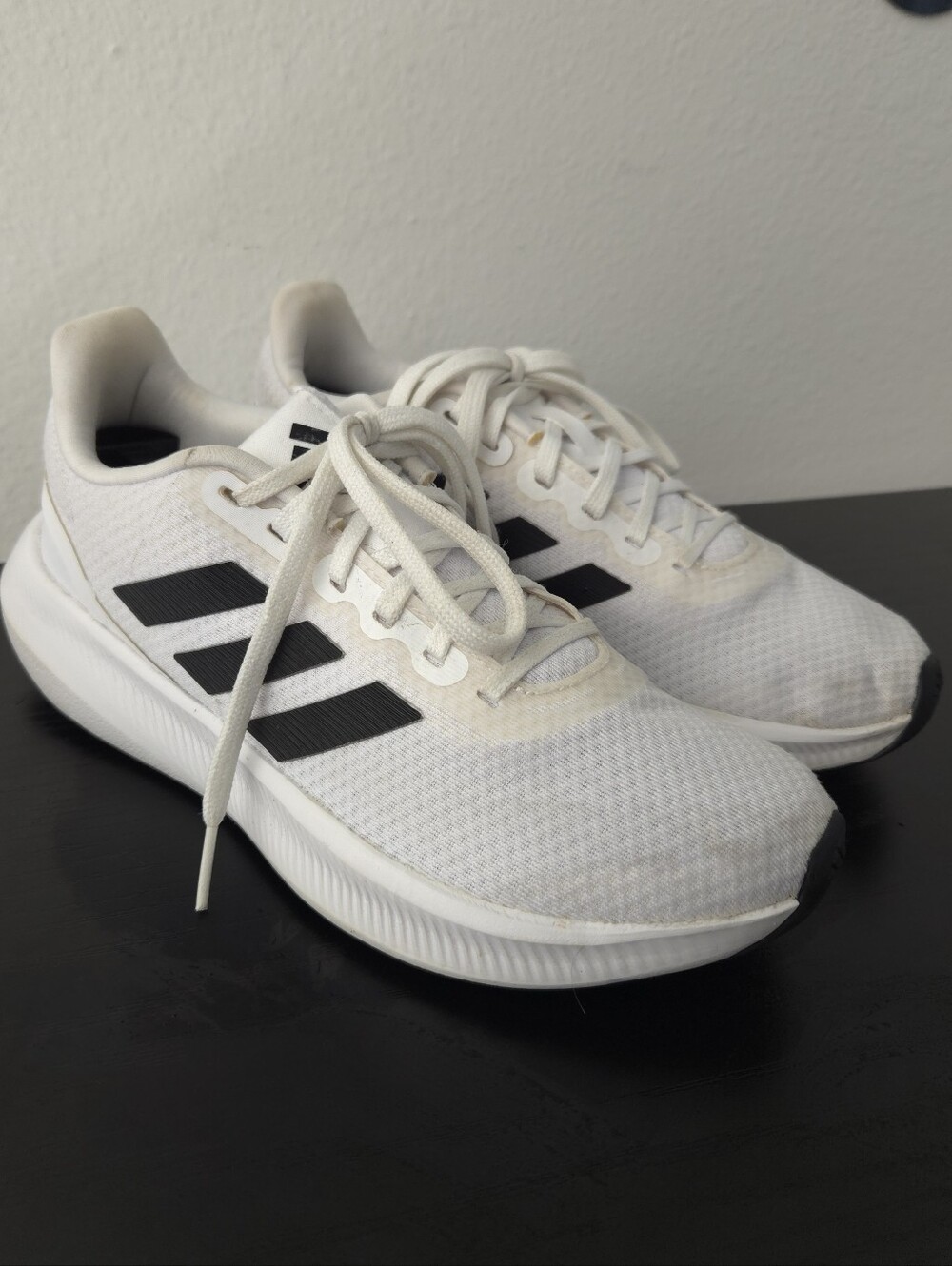 Adidas Runfalcon 3.0 Cloudfoam Women's White Running Shoes Size 8